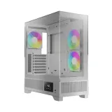CASE GAMDIAS ATLAS M1 WHITE – MID TOWER| 3 FAN ARGB PWM| FULL WHITE | GPU 410MM